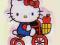 Hello Kitty Nalepki NAKLEJKI i POCZTÓWKA 4 wzory