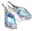 Srebrne Kolczyki z De-Art Swarovski Crystal AB