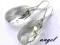 SWAROVSKI MIGDAŁ SILVER SHADE 28+28 KOLCZYKI 925