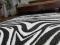 SUPER JAKOŚĆ ! DYWAN ZEBRA czarno-biała 200x290 cm