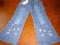 SPODNIE JEANSOWE Z HAFTEM JEANS ROZM. 110