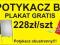 Potykacz obustronny B1 + plakat gratis