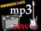 LEWORĘCZNA GITARA ELEKTRYCZNA + PIEC 50W MP3 / USB
