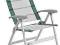 Krzesło/leżak Dukdalf CHA-CHA biało zielone