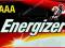 BATERIE ALKALICZNE Energizer 1,5V (AAA 4SZT) LR03