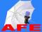 ZESTAW REPORTERSKI PRO 2 parasolki, uchwyt do lamp