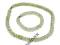 Kule 5 mm jadeit komplet naszyjnik i bransoletka