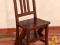 Krzesło-Schodki wykonane ręcznie z litego drewna