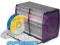SZAFKA Pojemnik na 60 płyt CD lub DVD Fiolet CP60
