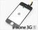 Oryginalny DOTYK szybka digitizer iPhone 3GS +klej