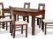 Zestaw stołowy 6A stół 140x80 (200x80) + 6 krzeseł