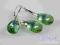 ~HIT~ PS SWAROVSKI Komplet  Migdał 16 Peridot AB