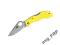 Nóż Spyderco LYLS3 LadyBug Salt Yellow Spyderedge