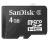 SANDISK SECURE DIGITAL MICRO SDHC 4GB