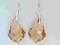 Swarovski Baroque 22mm Kolczyki Light Colorado Top