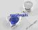 Zawieszka modulowa NIEBIESKIE SERCE CHARM  nr134