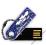 Pendrive 8GB Silicon Power Touch 820 blue