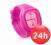 ZEGAREK JELLY WATCH ŻELOWY SILIKONOWY - CIEMNY RÓŻ