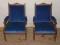 2 Fotele w stylu gustawiańskim - orzech