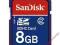SANDISK SECURE DIGITAL SDHC 8GB |!