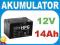 AKUMULATOR ZELOWY 14Ah 12V 14 Ah zamiast 12Ah FV