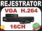 REJESTRATOR BCS-1604 LE-AS 16 KAM VGA H264 LE-A S