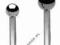 Kolczyk labret piercing stal 316L kulka 1.2/8/4mm