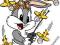 DAFFY DUCK BUGS BUNNY TAZ ROAD RUNNER naklejki
