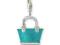 Zawieszka CHARMS - Koszyczek turkusowy 01/318