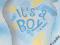 BALON FOLIOWY NIEBIESKA STOPA ITS A BOY 28"