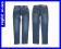 Klasyczne dziewczęce spodnie jeans 122/128