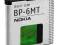 BP-6MT Bateria ORYGINALNA Nokia E51 N78 N81 N82