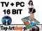 MATA TELEWIZYJNA DO TAŃCA ! SUPER 16BIT TV+PC USB
