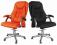 Fotel biurowy krzesło Q-85 dwa kolory Signal