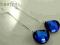 Kolczyki Swarovski dł.8,3cm ~ Twist Bermuda Blue