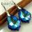 Kolczyki - SWAROVSKI BERMUDA BLUE