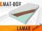 MATERACE MATERAC PIANKOWY + KOKOS 120x180 LAMAR