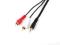 Kabel 3,5 mm JACK stereo wtyk - 2 x CINCH wtyki 3m