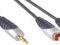 Kabel 3,5mm Jack stereo wtyk - 2 x CINCH wtyk 2m