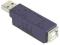Adapter USB A wtyk - B gniazdo Bandridge Blue