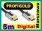 PROFIGOLD Kabel 5m. HDMI 1.3b PROV1005 PROMO -47%