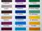 Barwnik barwniki do tkanin ubrań 25 kolorów