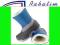 QUECHUA BUTY blueJR ŚNIEGOWCE NIEPRZEMAKALNE 26 27