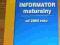 INFORMATOR MATURALNY od 2005 MATEMATYKA matura
