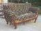 BIDERMEIER-oryginalna sofa w machoniu.