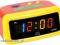 Kolorowy zegar budzik sieciowy JVD SB006.2 2l. GW