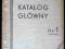 KATALOG GŁÓWNY PRACOWNI POMOCY NAUKOWYCH 1937r.