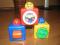 FISHER PRICE 3 KLOCKI+GRATIS