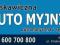 AUTO MYJNIA GOTOWY BANER REKLAMOWY PLANDEKA WAWA