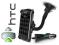 HTC WILDFIRE uchwyt + glowica + ładowarka + folia